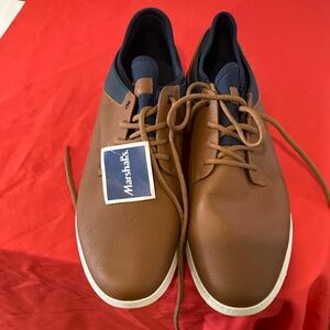 Aldo men shoes lace up brown and navy blue size 11